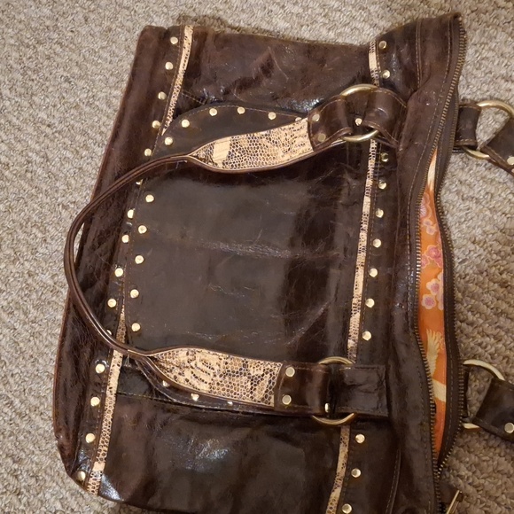 Maya Moon large satchel tote bag purse - Picture 4 of 6